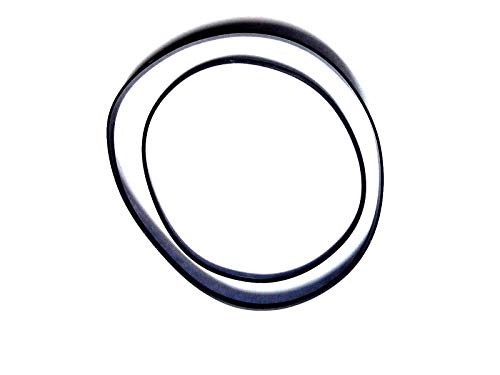 New 2 Replacement BELT SET for Denon DRM-400 Single Stereo Cassette Deck Tape Player