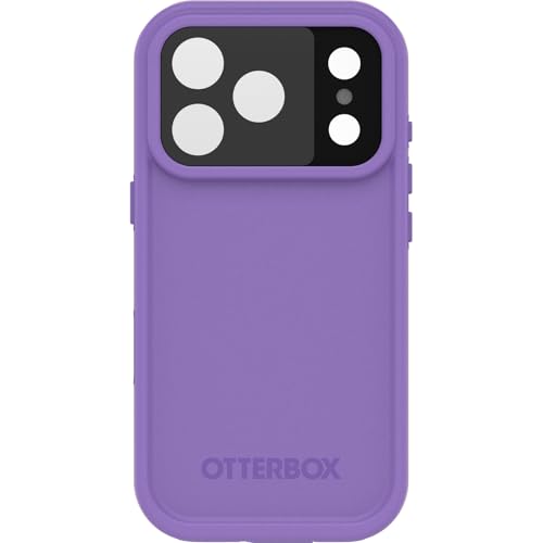 Image of OtterBox iPhone 17 Pro (Only) FRĒ Series Waterproof Case with MagSafe - Rule of Plum (Purple) - Sleek & Stylish - Waterproof iPhone Case up to 2 Meters - IP68 - Phone Case for Swimming /Snorkeling