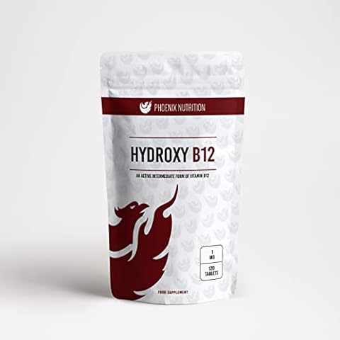 Hydroxy B12 1,000 mcg x 120 Tablets - Vitamin B12 as hydroxocobalamin Cover