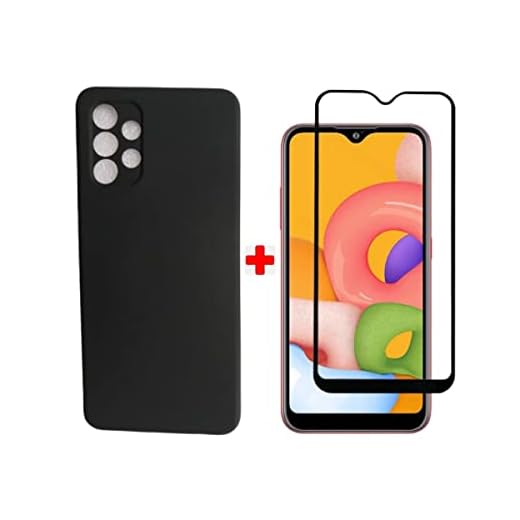 Kit Capa Capinha Case Aveludada + Pelicula 3D 9D Compatível Samsung Galaxy A13 4G 6.6"