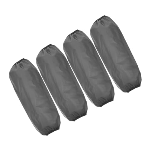 OSALADI 2 Pares manga impermeable mangas protectoras para los brazos cubrebrazos impermeables manga protectora del brazo cubiertas de brazo a prueba de aceite mangas de trabajo tpu Black