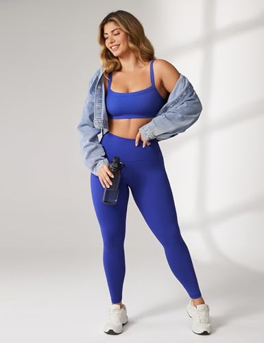 Image of UNISSU Hugcurve Adjustable Sports Bra Square Neck Wireless Padded Yoga Workout Tops