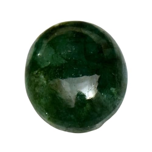 Émeraude naturelle ovale 18,27 mm cabochon en vrac pour bague