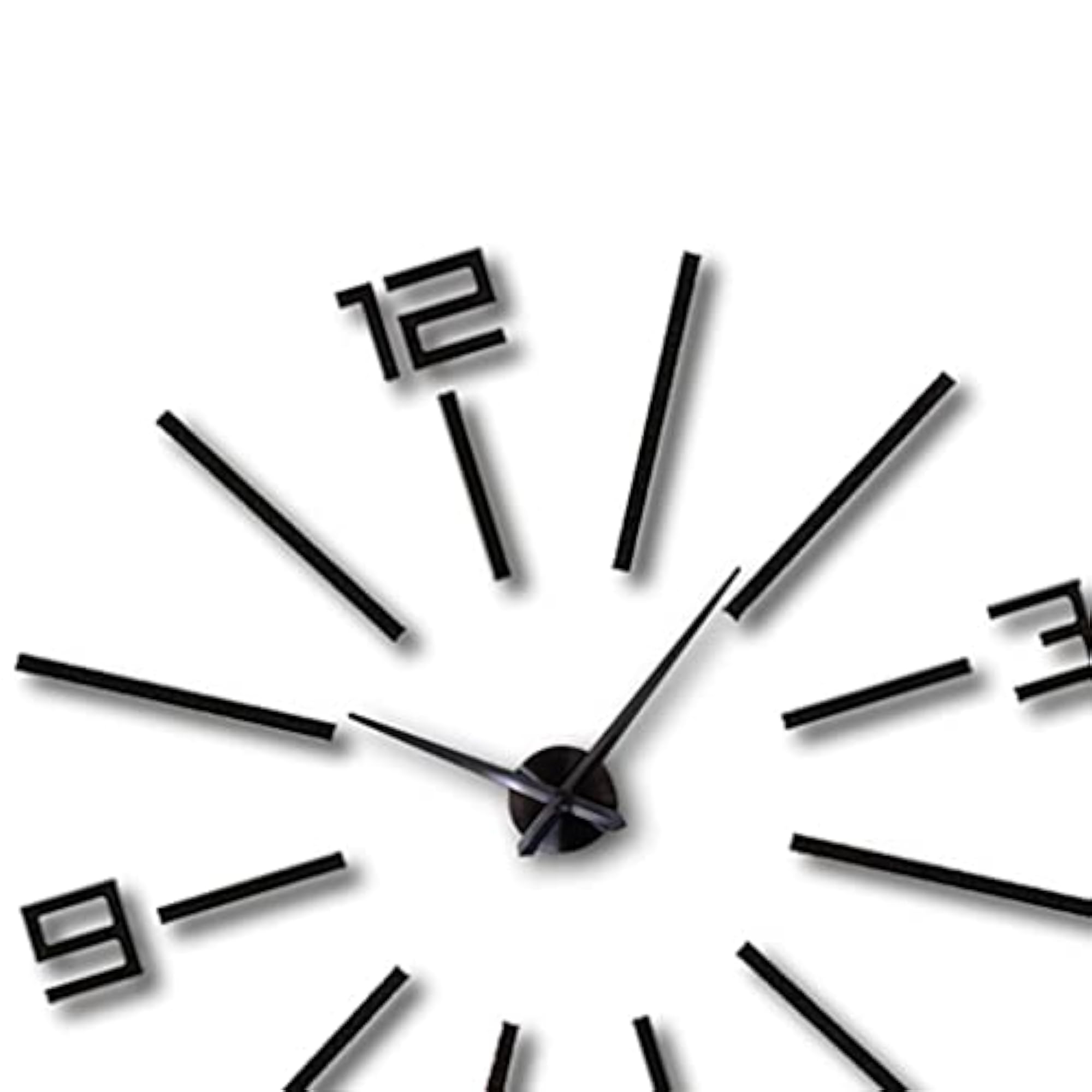 Modern Large 3D Wall Clock DIY Stickers Clock