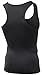 TSLA Men's (Pack of 1 or 3) Workout Muscle Tank Sleeveless Gym Training Active Workout Cool Dry Top Shirt, Tank Top(mun04) - Black, Large.