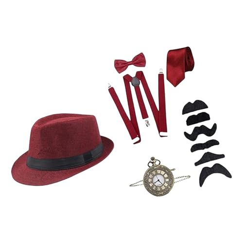 [JIELSHI] 1920 NチYRX`[ANZT[ߑ Fedoras XqBe[Wv{E^CTXy_[ЂlN^CANZT[