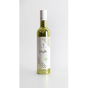 Guglielmi IGP Puglia BIO – Premium Extra Vergine Olijfolie – Oogst 24/25-500ml-100% Ogliarola – IGP Certificering – Medium Fruitig – Eén van de Beste & Bekroonde Olijfoliën – Superieure Kwaliteit –