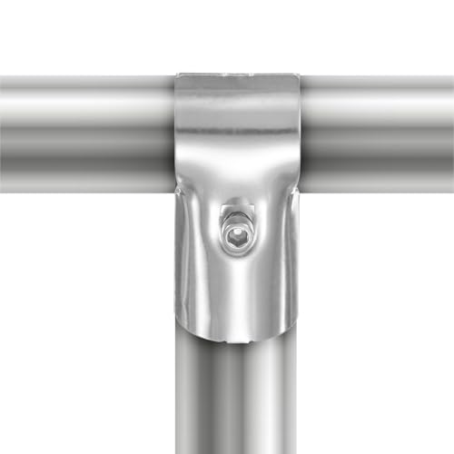 Conector de tubería para marcos modulares con abrazaderas estructurales en T 32 mm 5