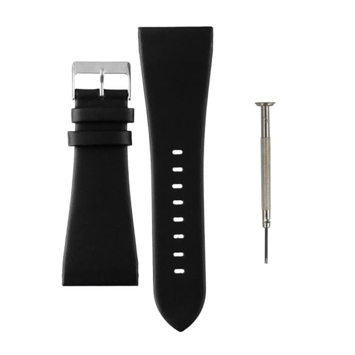LineOn 32mm Leather Watch Strap Compatible With POLICE Watches Only (32mm) With Tool (Black) (B0CZDXCZHJ) Amazon Price History, Amazon Price Tracker