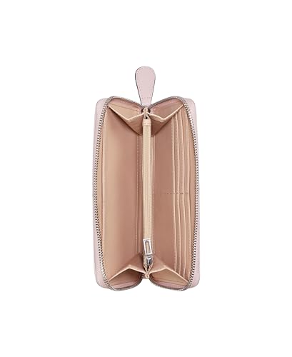 Image of Guess Rose Petal Textured Zipper Viviette Medium Zip Around Wallet