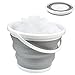 Produktbild Folding Bucket, 5 L. Silicone Folding Bucket, Cleaning Bucket, Silicone Bucket with Carry Handle