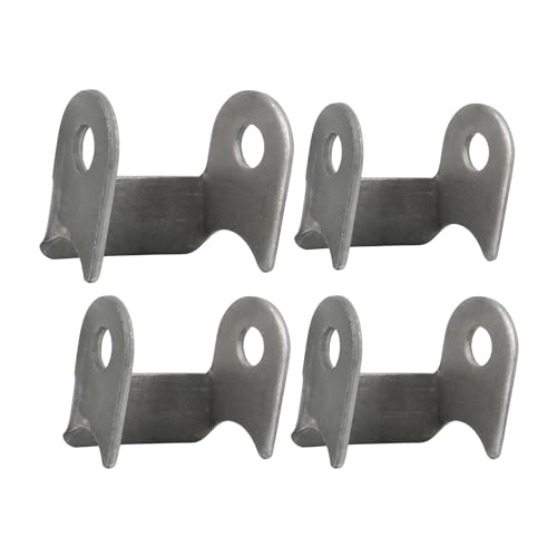 YC Yier 4pcs Shock Swing Arm Upper Lower Mount Bracket Weld-on Kit For DIY Parts Go Kart Quad Bike ATV Buggy 4 Wheeler Golf Cart Mini Bike Drift Trike