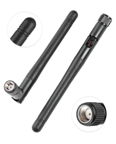 Vecys 2PCS Dual Band WiFi Antenna 2.4GHz 5GHz 5.8GHz 1.5dBi MIMO RP-SMA Male Antenna for WiFi Router Wireless LAN Card PCIe Card Router Video Surveillance Monitor - Image 4