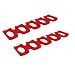 SagaSave 2 Pcs Bottle Stacking Mat Silicone Refrigerator Drink Organizer Anti-Roll, Holds for Pantry, Countertop, Cabinet Easy to Clean (Red)