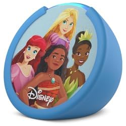 Amazon Echo Pop Kids (newest model), Enjoy age-appropriate audiobooks, sleep routines and Alexa+ experiences to create and learn, Disney Princess design