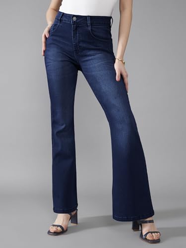 Image of Dolce Crudo Women's High Waist Straight Fit Jeans