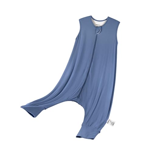 BubblePanda Modal Toddler Sleep Sack with Feet 12-24 Months 1.0 Tog Super Soft Sleep Bag Walker with Legs 1t-2t for Babies 2-Way Zipper Baby Wearable Blanket