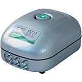 ✅Produktmerkmale: - Leistungsstarke und robuste Membranluftpumpe, - Einsatzzweck: Aquarienanlagen, Zuchtbecken, Quarantänebecken, Verkaufsanlagen etc, - Geringer Geräuschpegel (< 45 db), - Robustes ABS-Gehäuse, - Spannung: 220 / 240 V, - Stromverbrauch: ca. 12 W, - Durchfluss: ca. 14 l / min, - Druck: ca. 0,015 MPa, - 6 Ausgänge.