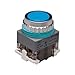 B30-21B, 30mm Momentary Push Button, Round Head, IP63, 110V 16A, 1NO 1NC, Blue