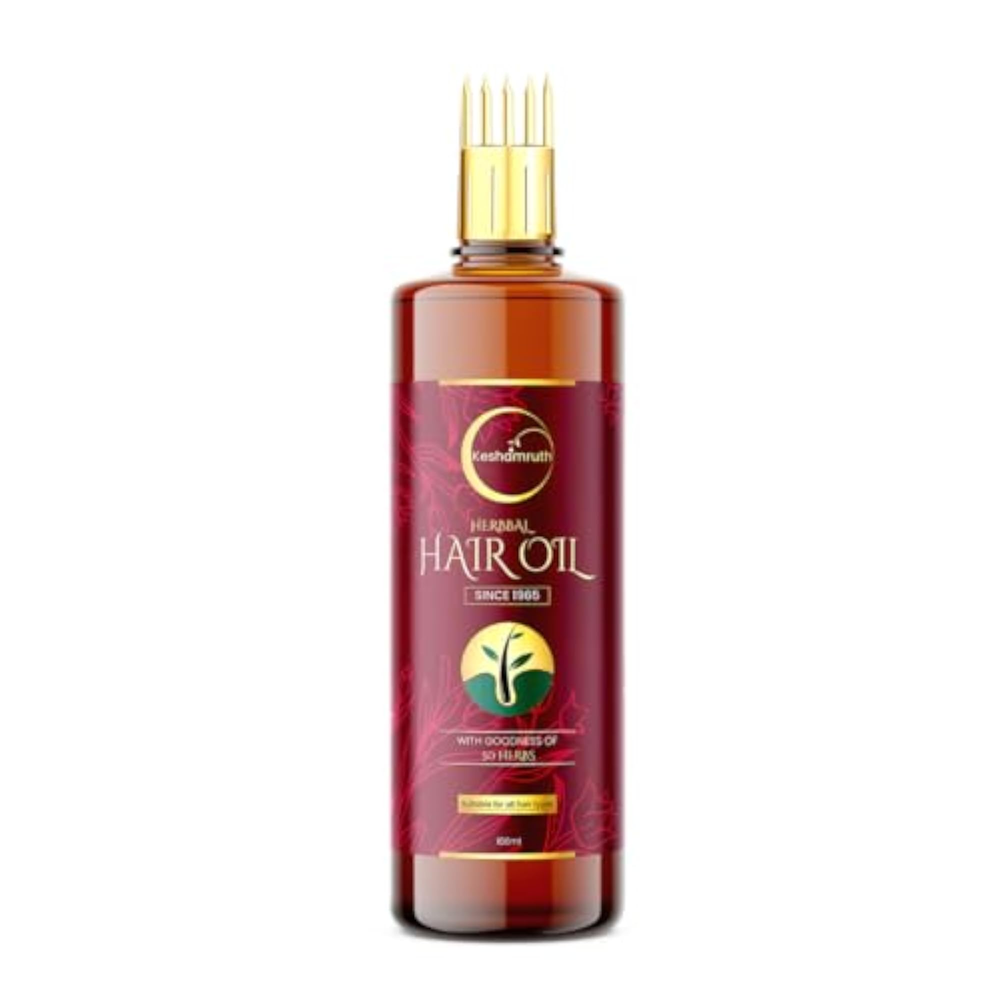 Herbal Hair Oil with 50 Herbs, 100 ML