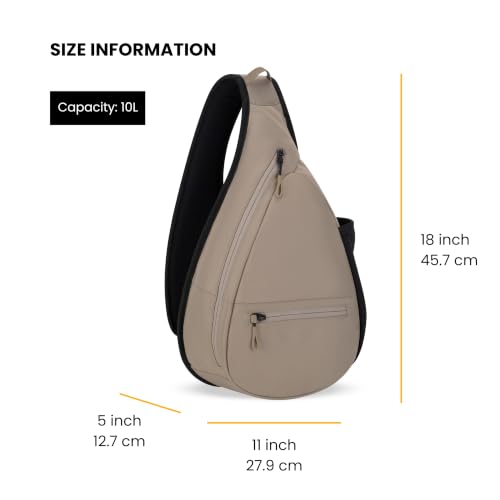 Image of Sherpani Esprit, 10L Crossbody Sling Backpack for Women (Dune)