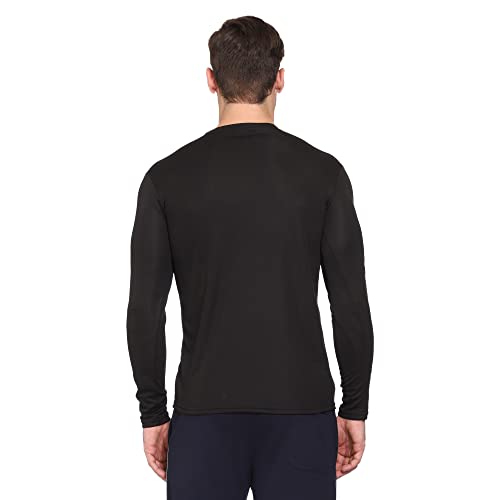 Image of TQH Full Sleeve T Shirt for Men | Pack of 2 T-Shirt for Man Full Sleeve | Gym Workout | Men's Tshirts | Slim Fit Polyester Round Neck Solid Sports T-Shirts for Running Training Casual Wear