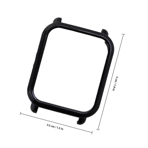 Fundas para reloj con resina resistente anticaída pack de 3 piezas en color negro y azul 2