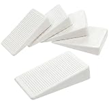 4 Stück Türstopper Gummi Türkeil rutschfest Türstopper Stapelbarer Türstoppe Boden Kunststoff Türstoppe Kunststoffkeile Höhenverstellbar Fensterstopper Keil für Hartböden Badezimmer Balkontür