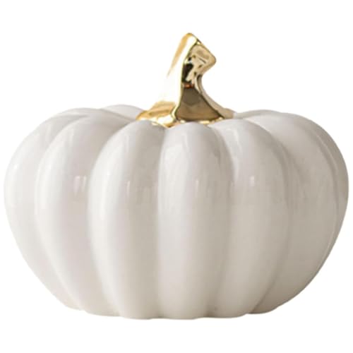Calabaza de cerámica decorativa Alipis para mesa de Halloween 2