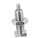 Hoement Industrial Spring Pin Plunger Quick Release Pins Knurled Handle Lock Out for Box Self-Locking Knob for Rolling Toolbox Precision Designed Locking Plunger