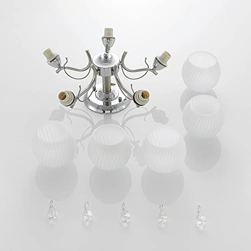 Plafoniera 'Feodora' dimmerabile colore Argento