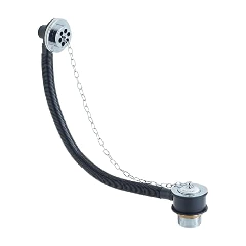 Bristan Traditional Bath Waste with Porcelain Plug Cover