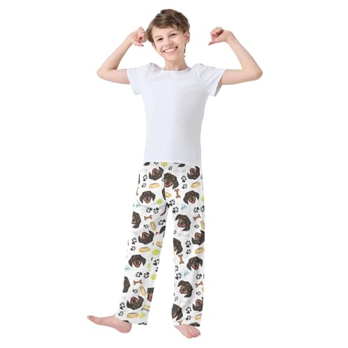 Dog Dachshund Stuff Boys Pants for Kids Jogger Pants with Pockets S-XL2
