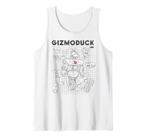 Débardeur Gizmoduck Disney respirant et léger en coton imprimé DuckTales pour l'été