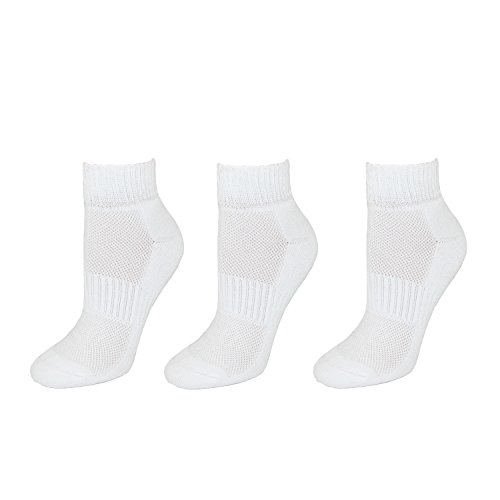 CTM Men's Cotton Arch Support Ankle Sock (Pack of 3)3
