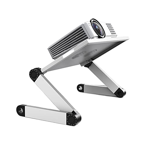 Support de projecteur de bureau compact blanc comme accessoire vidéo