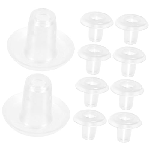 MOTHNUR Ganci per Tende a Rullo e Persiane 10 Pezzi, Ganci di Posizionamento per Bacchette Cieche, Superficie Liscia Senza Danni, Facili da Installare, per Casa, Ufficio e Camper