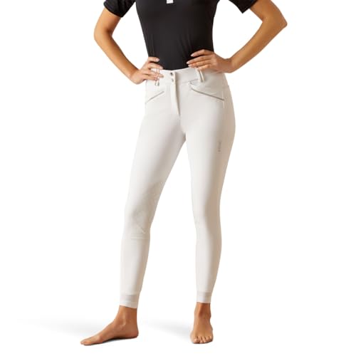 Ariat Pantalón Tri Factor Grace Con Parche En La Rodilla, Blanco, 58 Para Mujer Ariat Pantalón Tri Factor Grace Con Parche En La Rodilla, Blanco, 58 Para Mujer