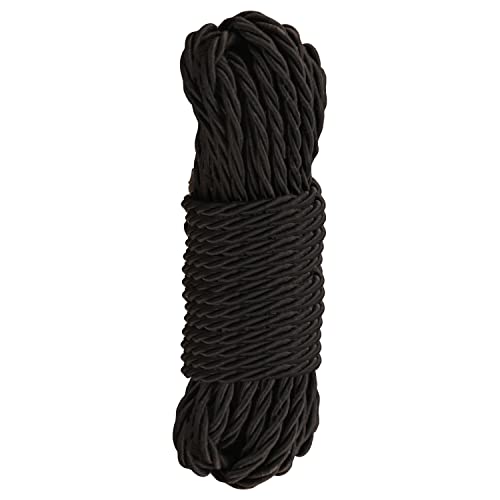 AllExtreme EXR28B1 Extra Long Heavy Leg Guard Rope | Durable & Sturdy Cable for Royal Enfield Bullet and Motorcycles | Strong Bike Rope Leg Strap for Guard Protection and Secure Fit (28 Meters, Black)