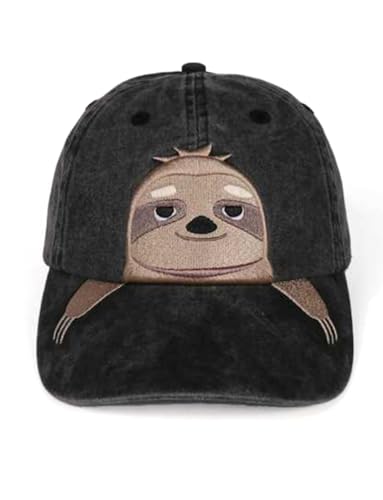 Chapeau de paresseux brodé réglable accessoire mode gris homme et femme