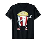 Kinobesuch Outfit Filme schauen Serien Fans Popcorn Dabbing T-Shirt