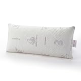Todocama viskoelastisches Aloe-Vera-Kissen, kompakter viskoelastischer Kern für Halswirbel und Hals, mittelhohe bis hohe Festigkeit, doppelter Reißverschlussbezug (75 cm).