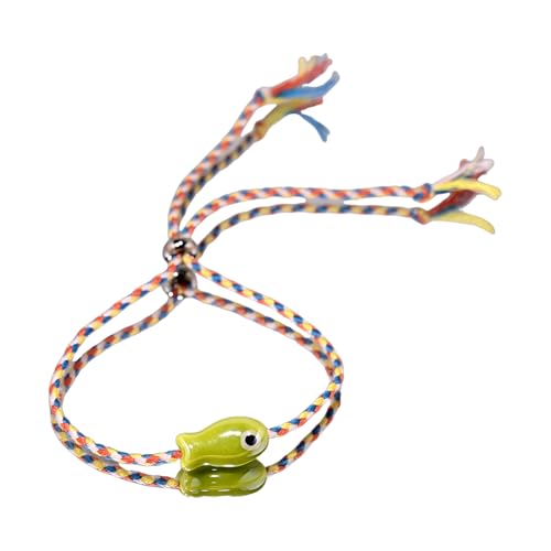 Accessoire de cheville réglable poisson multicolore pour l'été