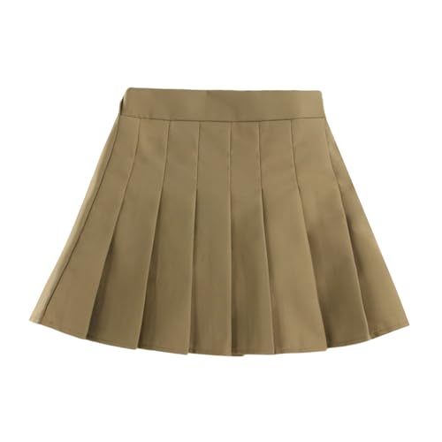 Image of Girls Pleated Skirts Built in Shorts Little Kid Athletic Flowy Skorts Skirts Toddler Girls Tennis Skorts for Girl 3-14 Years