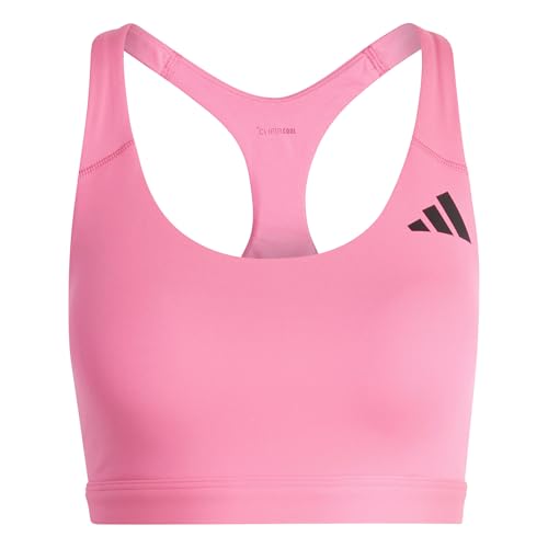 adidas Women's Optime Essentials Workout Medium Support Bra, Lucid Pink, XS