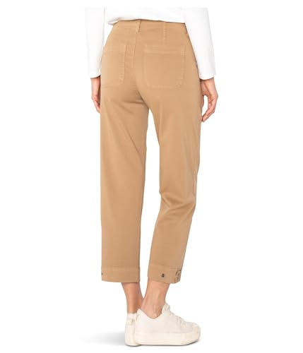 Liverpool Women's Petite Soft Touch Twill Mid-Rise Utility Crop W/Tab Hem Pant 24" Inseam2