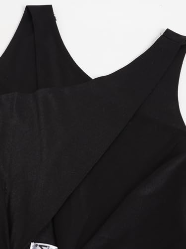 Image of Women's Elegant Draped Halter Neck Gown - Stylish Front Knot Cut-Out Evening Dress with High Slit - Outfit for Parties, Weddings & Special Occasions