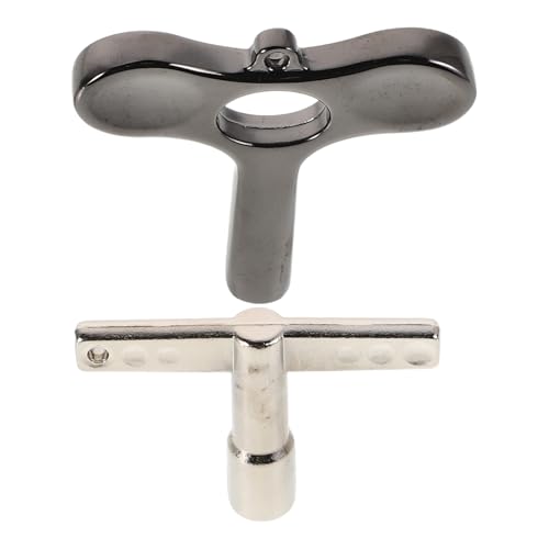 BESPORTBLE 2Pcs Drum Key Wrench Durable Metal Tuning Tools for Snare Drum Electronic Drums and Drum Easy to Use Drum Tuning Equipment for All Skill Levels