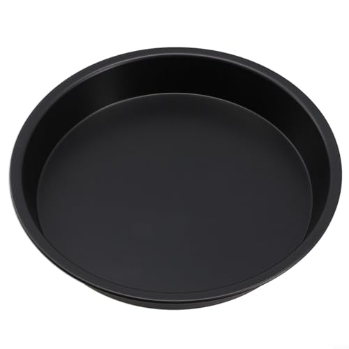 Vasiumic Sartén para pizza de 5 a 10 pulgadas, bandeja de acero al carbono con revestimiento de fácil liberación, ideal para base de pizza crujiente, carne, pescado o pollo (7 pulgadas)
