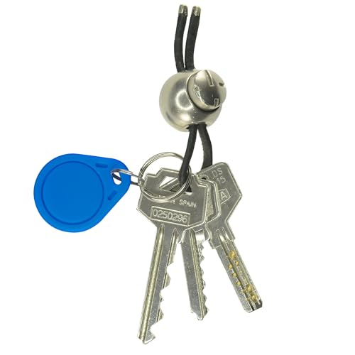 Nivian - 100 RFID-Näherungsanhänger 125 kHz - hergestellt aus PVC - Blau